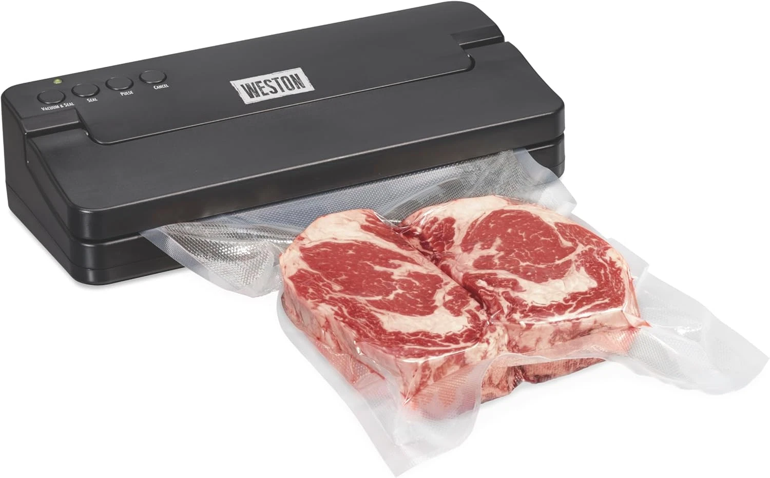 Compact Food Vacuum Sealer Machine, Powerful 23” Hg Pump, for Bags up to 11” Wid
