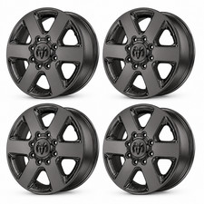18 Dodge Ram 2500 Pvd Black Chrome-c Wheels Rims Factory Oem 2474 2013-2017