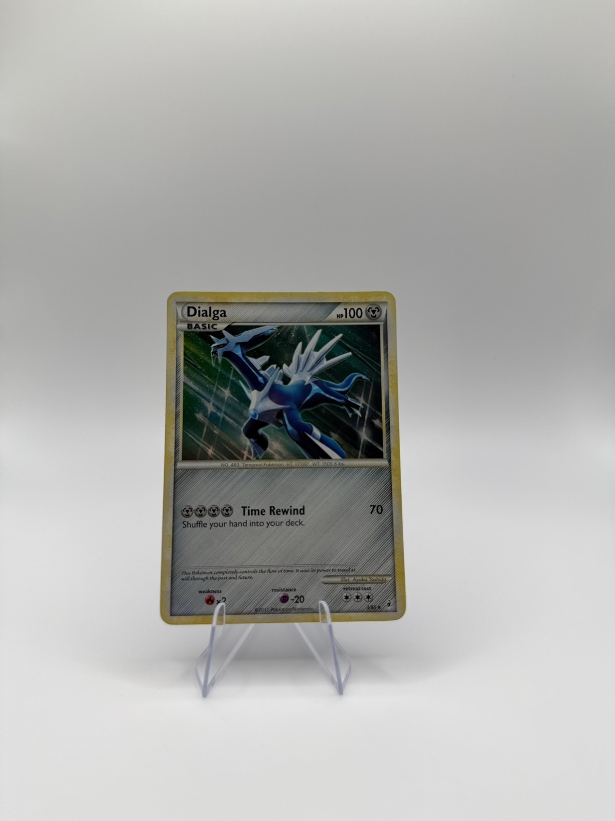Pokemon TCG Dialga 3/95 Call of Legends Holo Rare 2011 MP+/LP