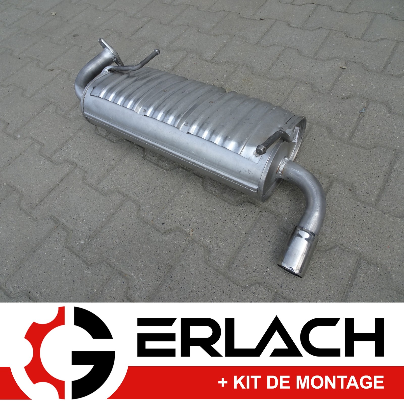 Silencieux arriere adapte Suzuki Jimny 1.3 4x4 4045 pour conduite en montagne