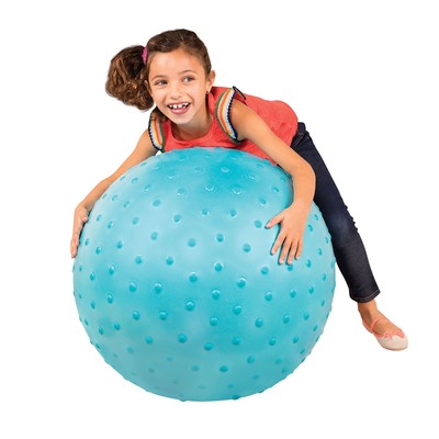   26 Inches Bouncy Ball   Ride On Blue Hopper Ball   Sit & Bounce   for Toddl...