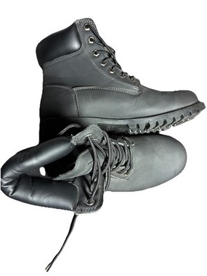 U.S. Polo Assn. Men's Black Combat Boots Lace Up Synthetic Ankle Size 9