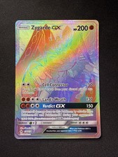 Pokemon TCG Zygarde GX 136/131 Forbidden Light Rainbow Full Art LP on eBay
