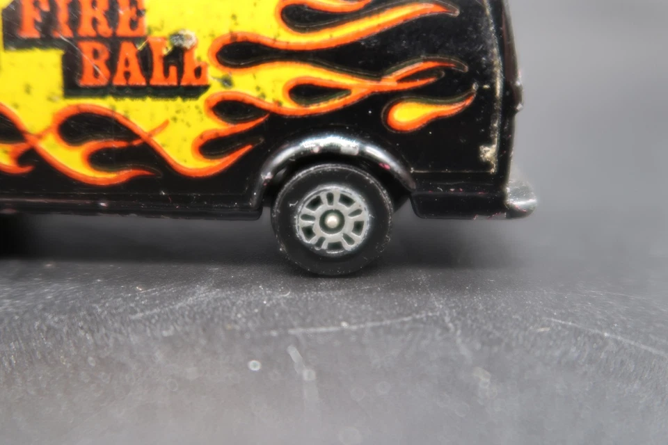 Vintage 1977 Corgi Junior Custom Van Fire Ball 1/64 Diecast/Plastic Chevrolet - Image 4 of 4