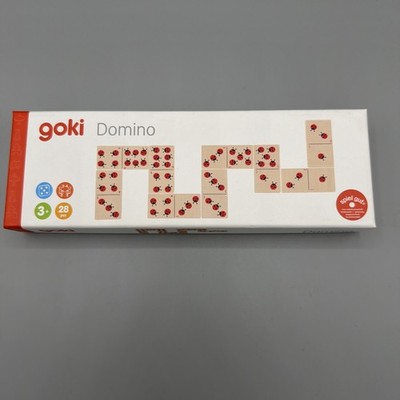 Goki, Domino Marienkäfer, Dominospiel, ab 3+, 2-4 Spieler, Neu (S030)