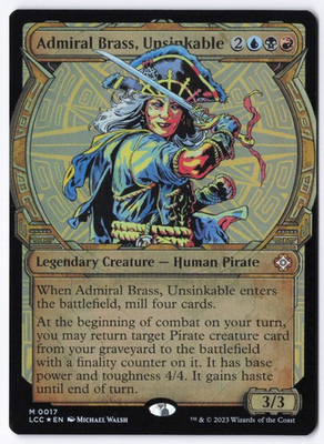#ad Admiral Brass Unsinkable Showcase M Commander: The Lost Caverns of Ixalan 17 $2.19