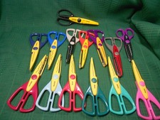 Scrapbook Scissors Decorative Edge Paper Shapers Lot of 13 Corner Rounder