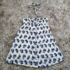 Charlotte Russe Floral Halter Strap Dress Size Small