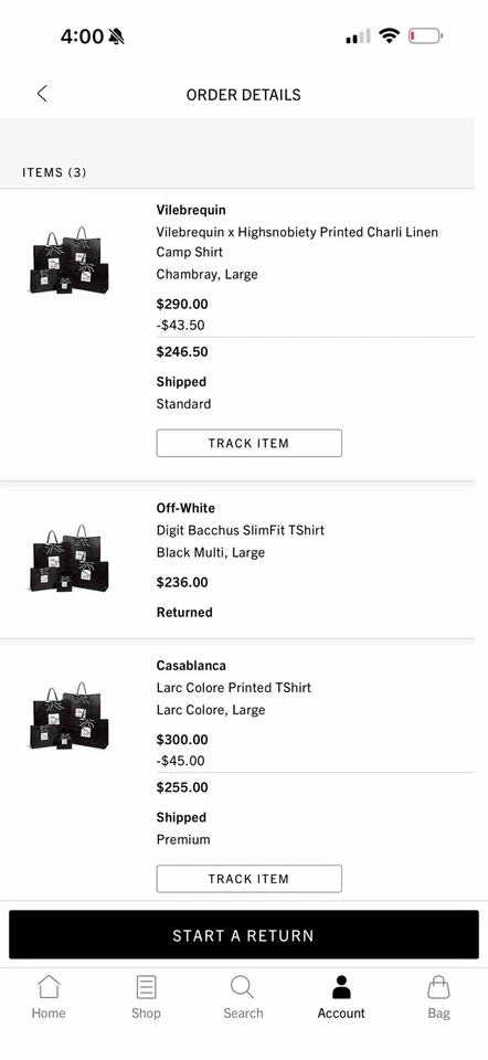 New Without Tags - Pink Men’s Casablanca T-shirt Size L - MSRP $300.00 - Image 4 of 4