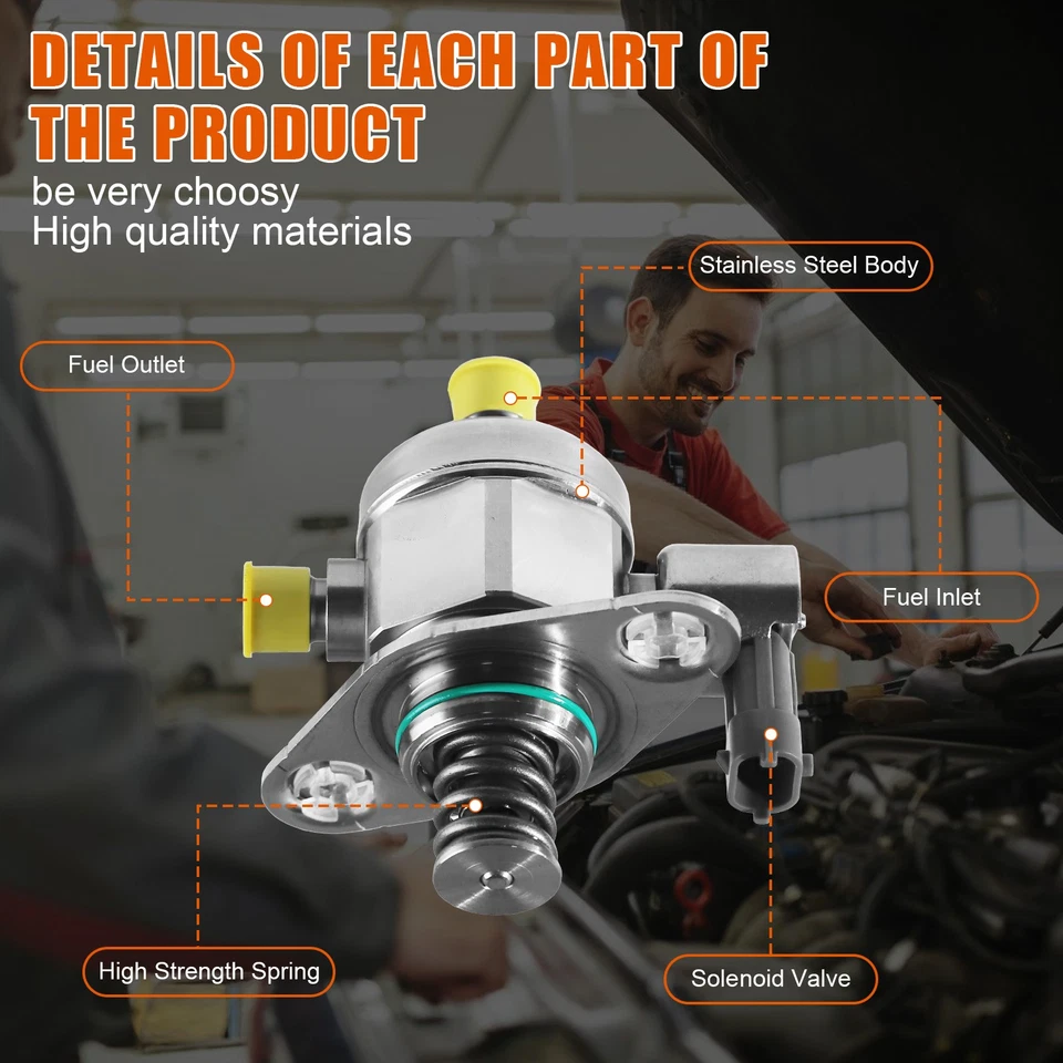 High Pressure Fuel Pump for Chevrolet Camaro Buick LaCrosse Cadillac GMC Acadia Foto 4 de 4