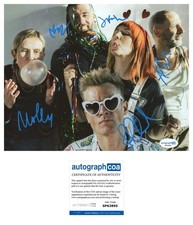 MOTHER MOTHER BAND SIGNED RYAN GULDEMOND +4 8x10 PHOTO - ACOA COA