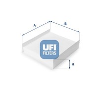 Ufi 53.157.00 Innenraumfilter FüR Citroen Nemo Doblo Cargo Fiorino Linea Qubo