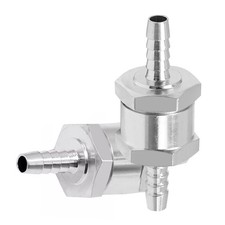 2pcs 8mm 516 Fuel Non-return One Way Check Valve Petrol Diesel Oil Aluminum 2pcs 8mm 516 Fuel Non-return One Way Check Valve Petrol Diesel Oil Aluminum