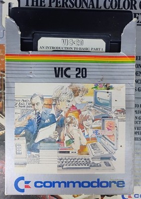Vintage Commodore VIC 20 Introduction to BASIC Part 1 Original With Box
