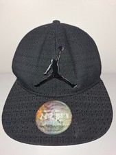 Jordan Youth Snapback Hat Black 23 Pattern Jumpman Adjustable Cap Nike