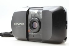 READ Exc 5 w/ Strap Olympus mju Black 35mm F3.5 Lens Film Camera From JAPAN