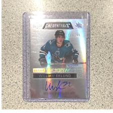 2021-22 Upper Deck Credentials Hockey Cards Checklist and Odds 34