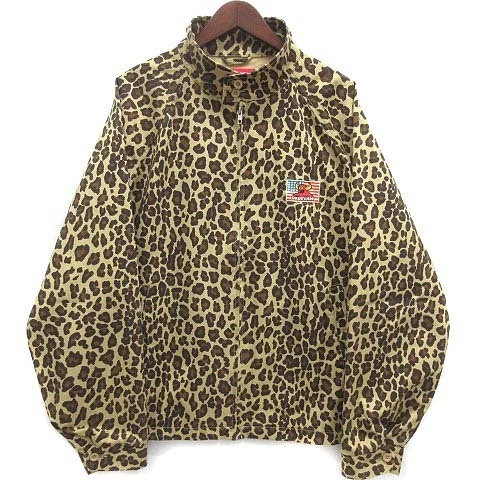 Supreme 2024SS Leopard Toy Machine Harrington Veste Beige XL AA Homme s