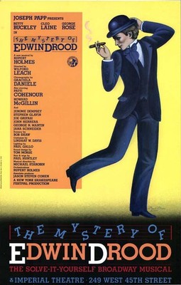The Mystery of Edwin Drood Poster Broadway Theater Play 27x40