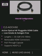Kramer CLS-AOCH/60 aktives optisches 4K steck...
