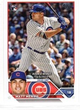 2023 Topps Update Series - Rookie Debut Matt Mervis #US236 (RC)