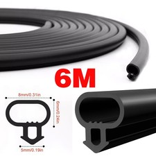 UPVC Window & Door Gasket Seal Flipper Double Glazing Rubber Draught Seal 6M NEW