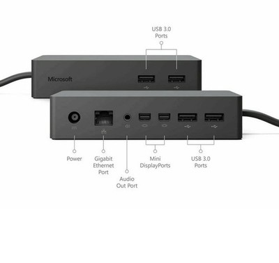 Lot of 10x Microsoft Surface Docking Station 1661 PF300012