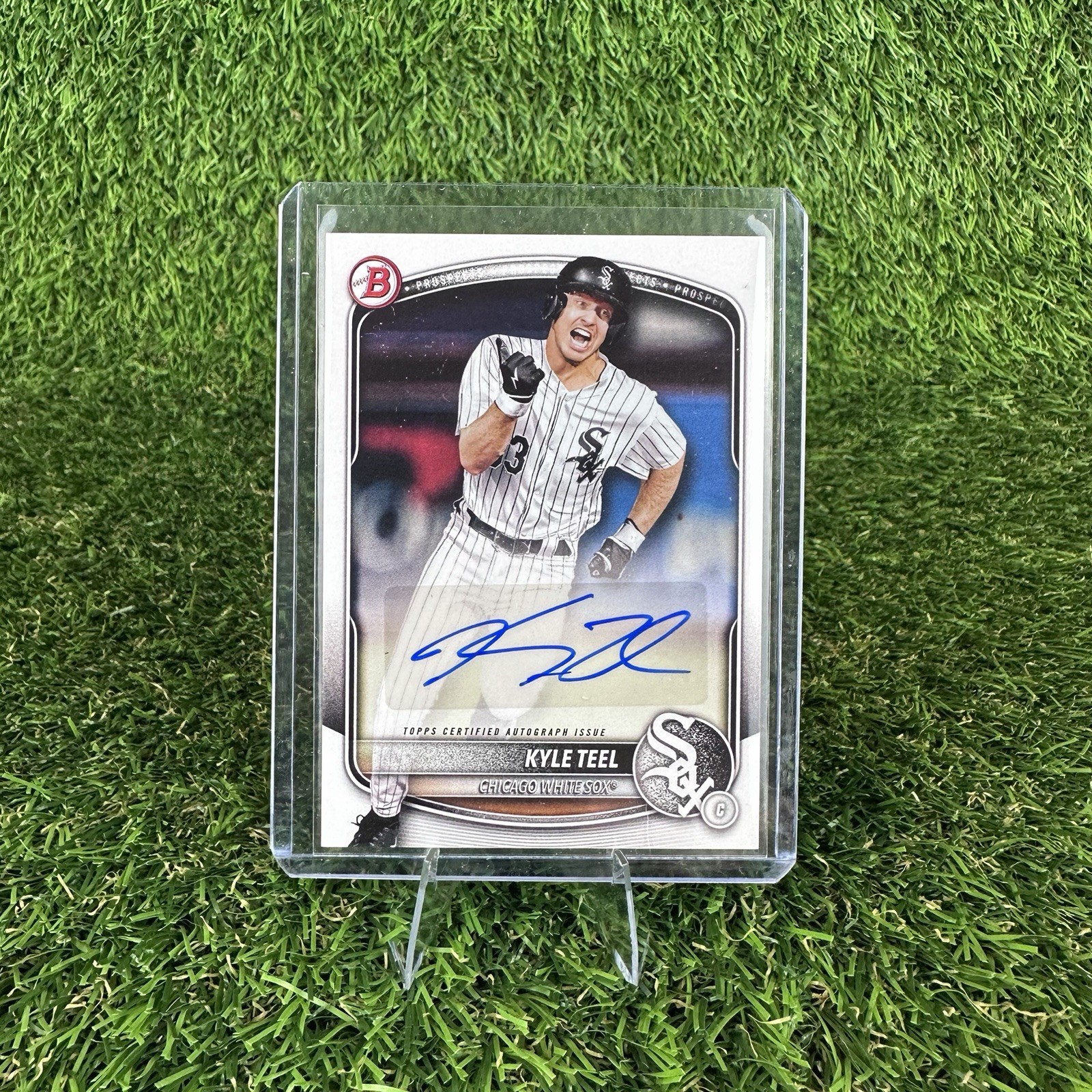 2025 Topps Bowman Kyle Teel Prospects Paper Auto BPA-KT Chicago White Sox