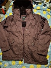 Stunning Ladies Purply Jack Wolfskin Winter Fur Lined Coat Size 14 16 More 14