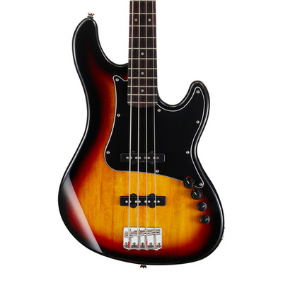 Cort GB34JJ Bass Guitar - 3 Tone Sunburst - Open Box