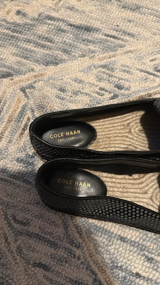 Zapatos planos alpargatas negras Rielle para mujer Cole Haan talla 9,5 Foto 4 de 4