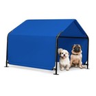 Outdoor Pet Shade Dog Shade Shelter, Versatile Pet Canopy Tent Pet Awning Blue