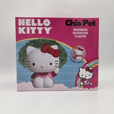 Hello Kitty Genuine Chia Pet Sanrio Home Garden Planter Pottery Brand New 