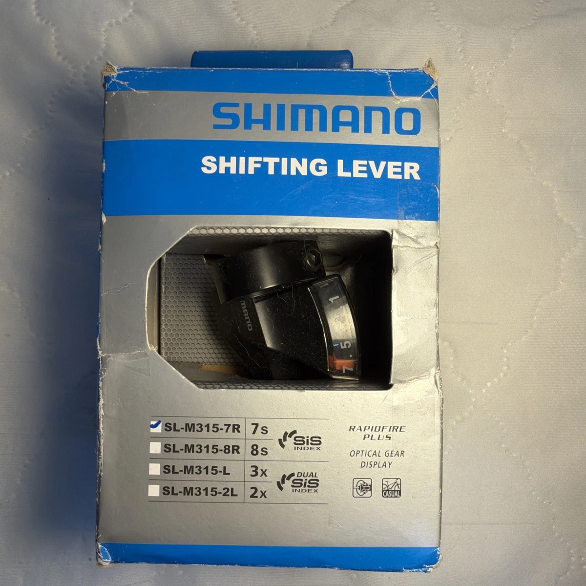 NOS Shimano Light Action #SL-S434 6-speed SIS Indexed clamp-on gear le