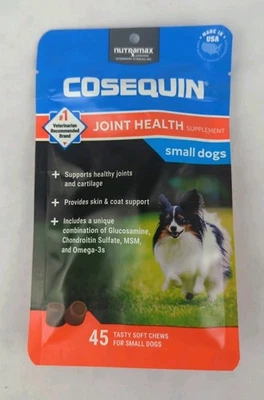 COSEQUIN DS Cosequin Minis Soft Chews Maximum Strength With MSM Plus Omega3 45 Count