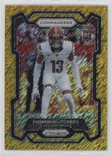 2023 Panini Prizm Rookies Gold Shimmer Prizm 9/10 Emmanuel Forbes #399 16zo
