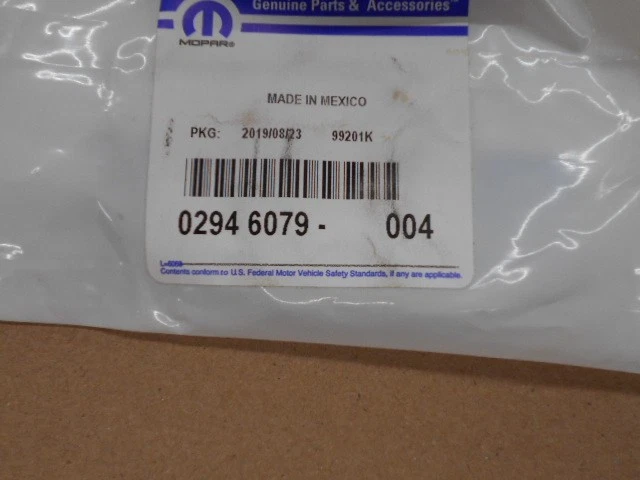 1994-06 JEEP WRANGLER 4.0L 2.5L 曲轴箱通风索环原始设备制造商 # 2946079 — 第 3/4 张图片