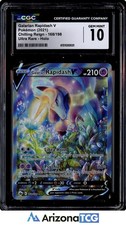Pokemon 2021 Galarian Rapidash V 168/198 Full Art Chilling Reign GEM MINT CGC 10 on eBay