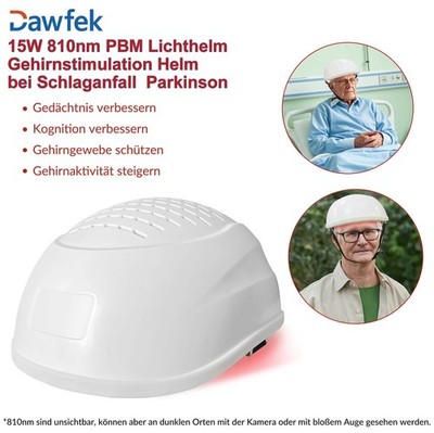 810nm NIR Lichttherapie Helm PBM bei Chronische Migräne & Gedächtnisverlust