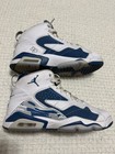 Nike Air Jordan MVP White/Blue Basketball Shoes 6.5 youth   See photos for wear  — photo 8