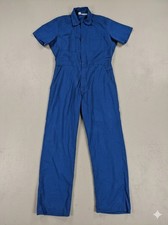 Vintage Dickies Short Sleeve Work Coveralls Jumpsuit Utility Blue Mens 40 Medium