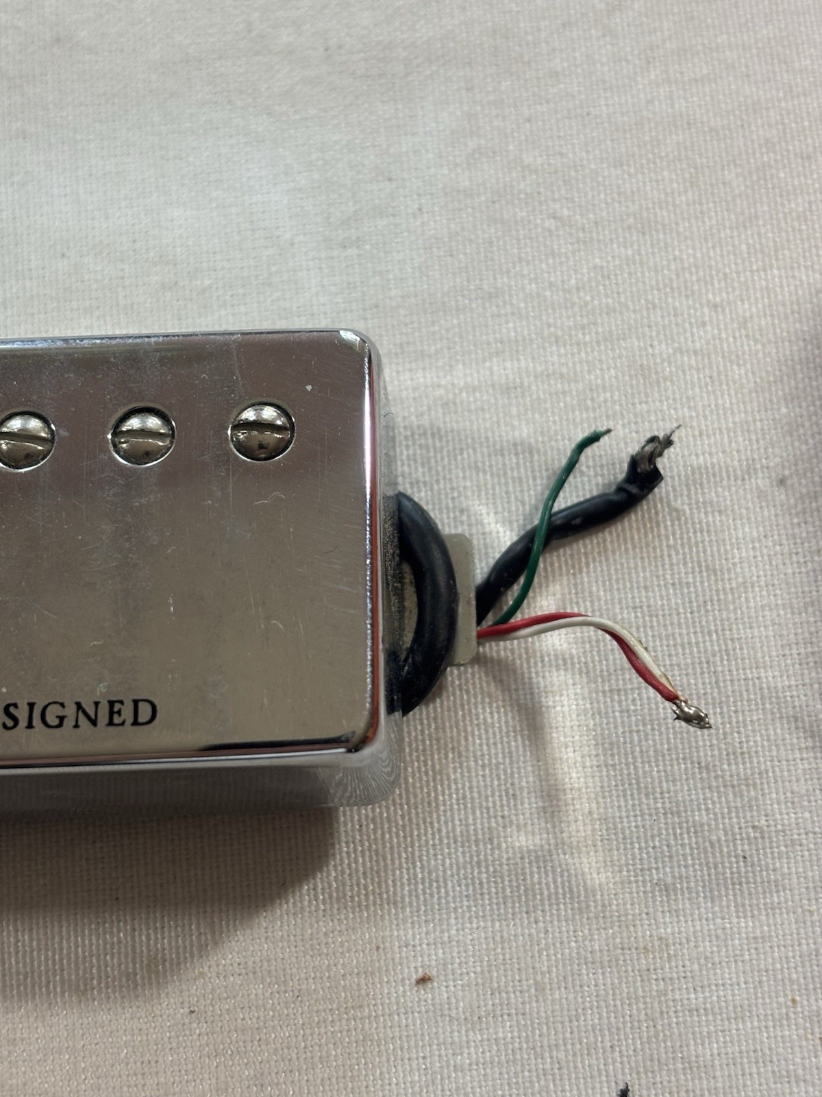 2003 Duncan Designed HB103N Neck 4-Wire Humbucker Pickup Nickel w/ HW