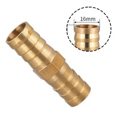14/16 mm Yellow Copper Fitting for Quick Connect in Fluid Transfer Applications