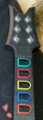 Xbox 360 Guitar Hero Warriors of Rock Wireless Guitar (Parts Only, No Dongle) - Picture 3 of 16