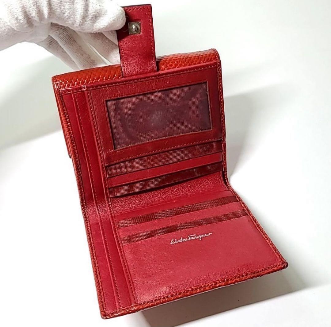 Rare Ferragamo Wallet Ladies Python Snake Leather… - image 7