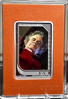 2024 Agoro Lord Of The Rings Trading Coins BILBO #121 Topaz 1oz Silver Coin