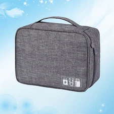  Data Cable Storage Bag Travel Small Pouch for Electronics Carrying Case