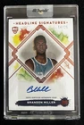 2024 Topps Motif Brandon Miller RC Headline Signatures Orange /25 Auto HS-BM