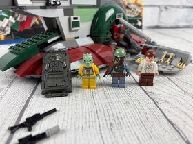 Lego 8097 Star Wars Slave I {3rd edition} Complete Set Minifigures