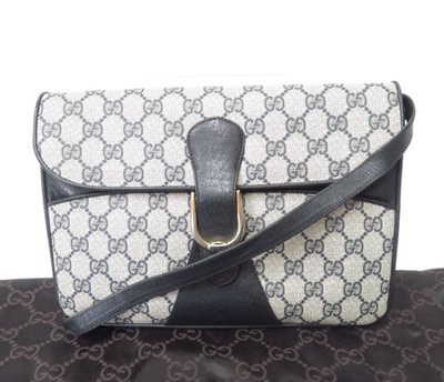 Gucci GG Supreme PVC Shoulder Messenger Bag Crossbody I#48816